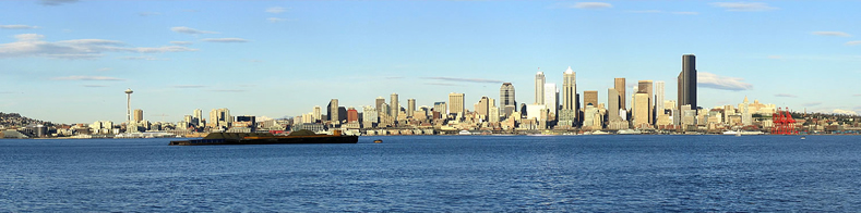 Panoramic image of Seattle