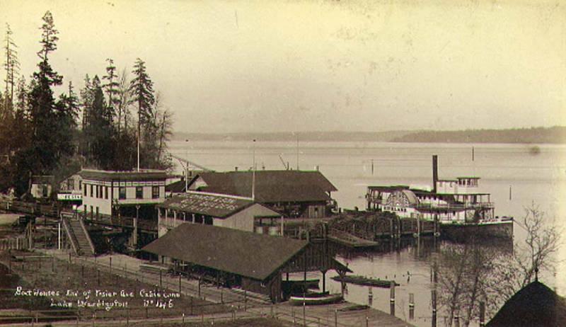 Kirkland ferry dock on Lake Washington